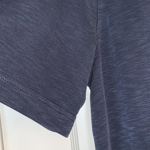 Men’s Croft & Barrow Navy Blue short sleeve Shirt EUC Large - Picture 6 of 11